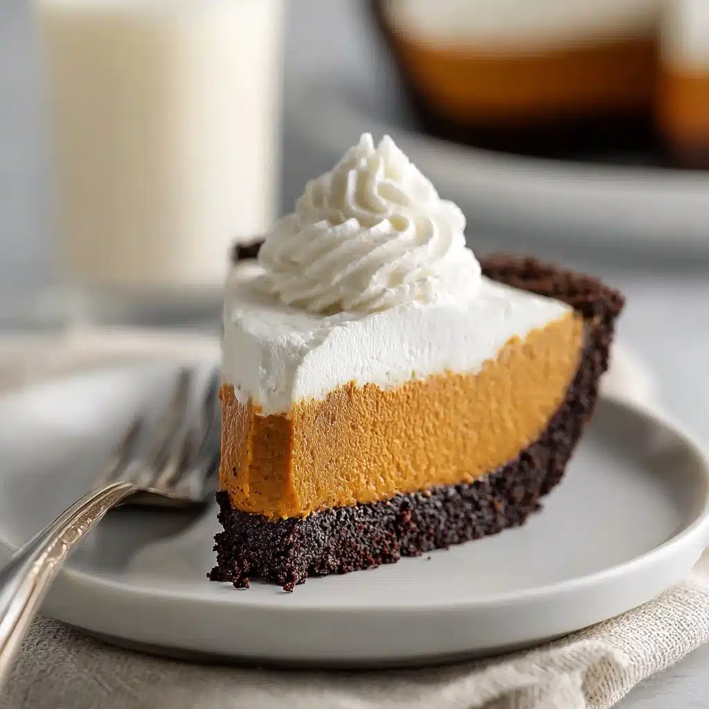 Simple Dark Chocolate Pumpkin Tart Recipe - Recipe Image