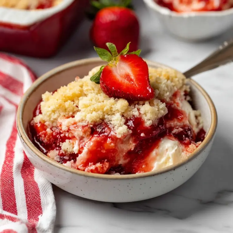 Strawberry Cheesecake Dump Cake Recipe