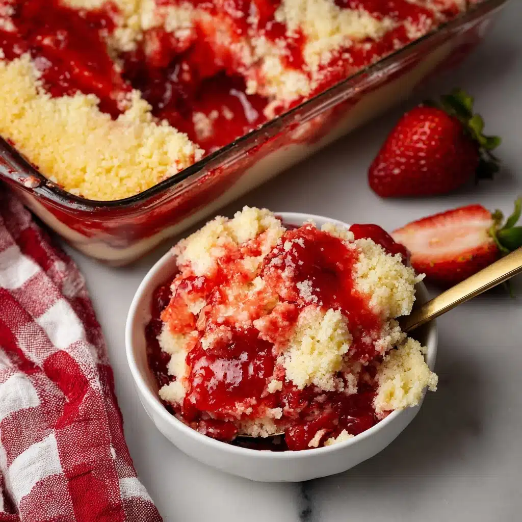 Strawberry Cheesecake Dump Cake Recipe - Recipe Image