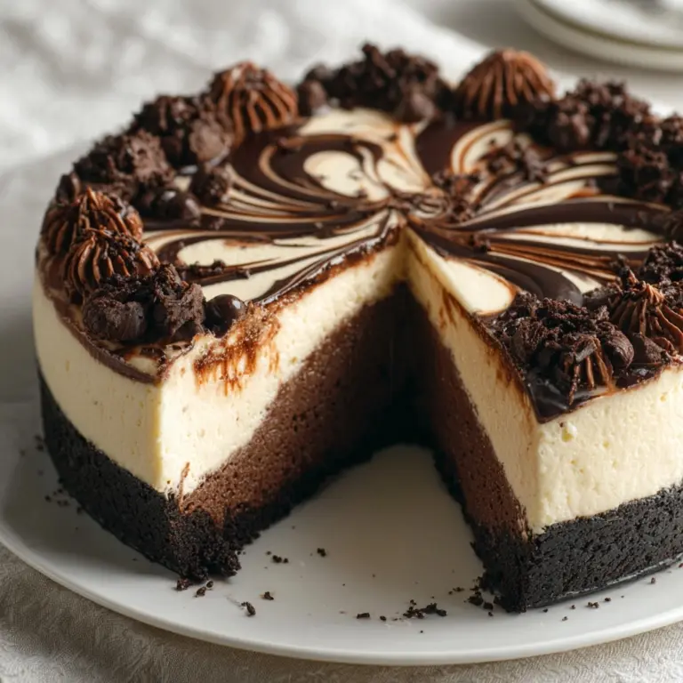 Brownie Bottom Cookie Dough Cheesecake Recipe
