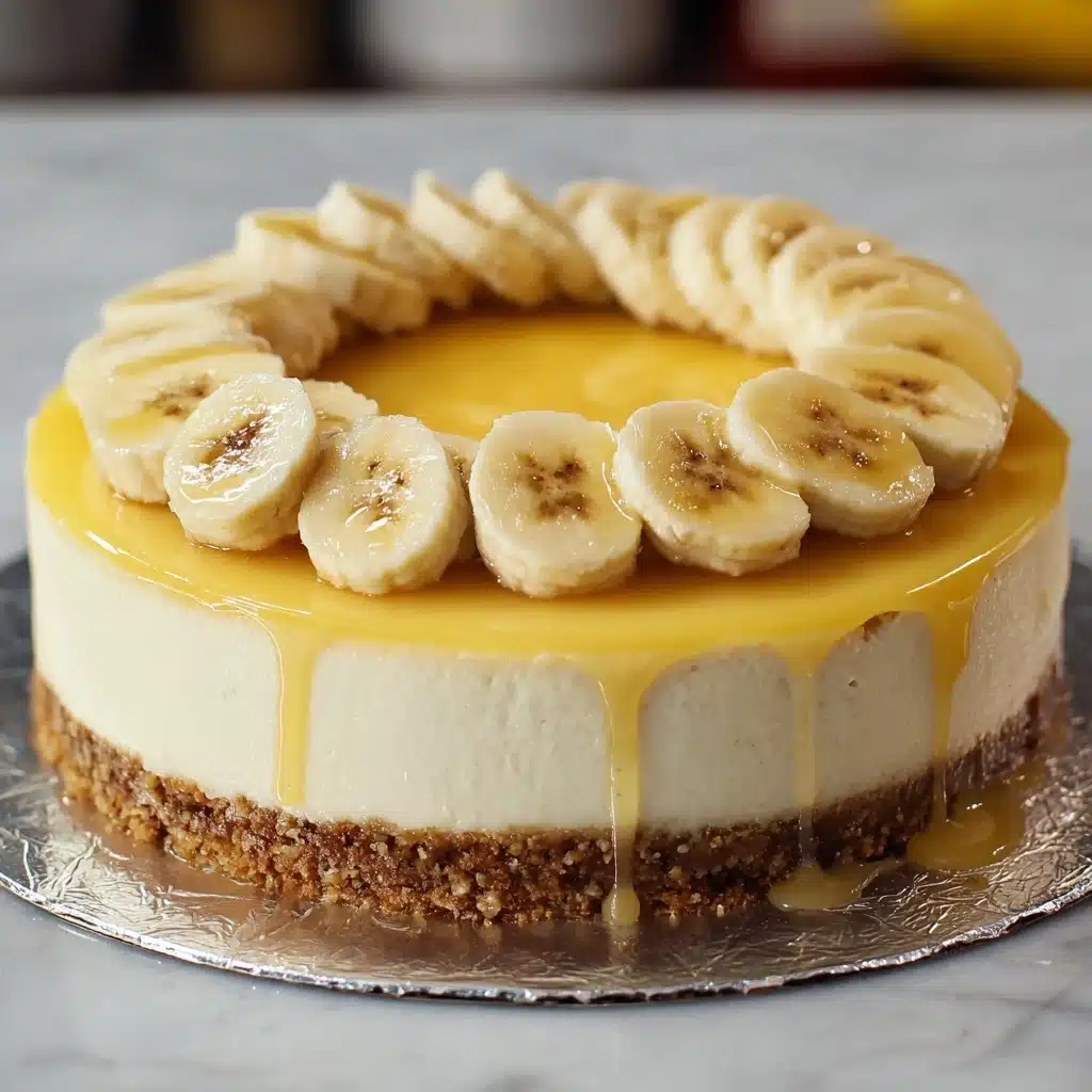 Banana Cream Cheesecake Recipe - Recipe Image