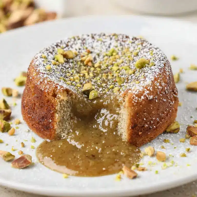 Pistachio Lava Cake Recipe