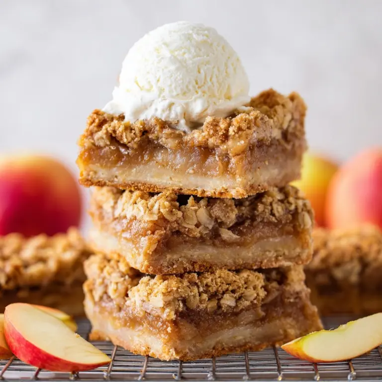The Best Apple Crisp Bars Recipe