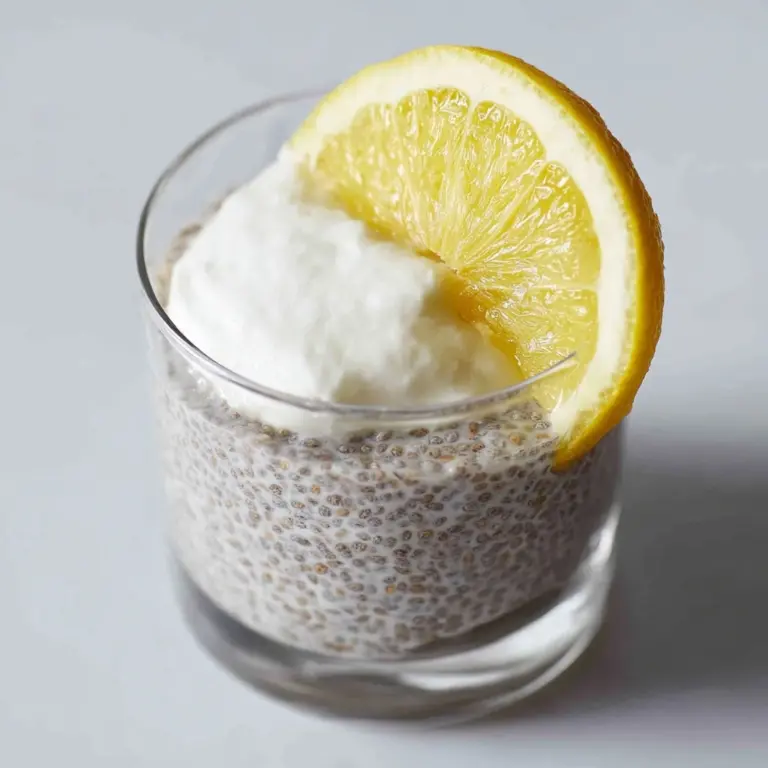 Lemon Chia Pudding Recipe