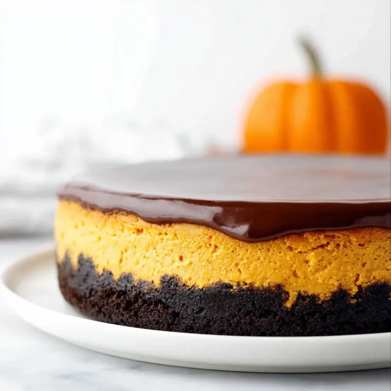 Pumpkin Chocolate Cheesecake Recipe