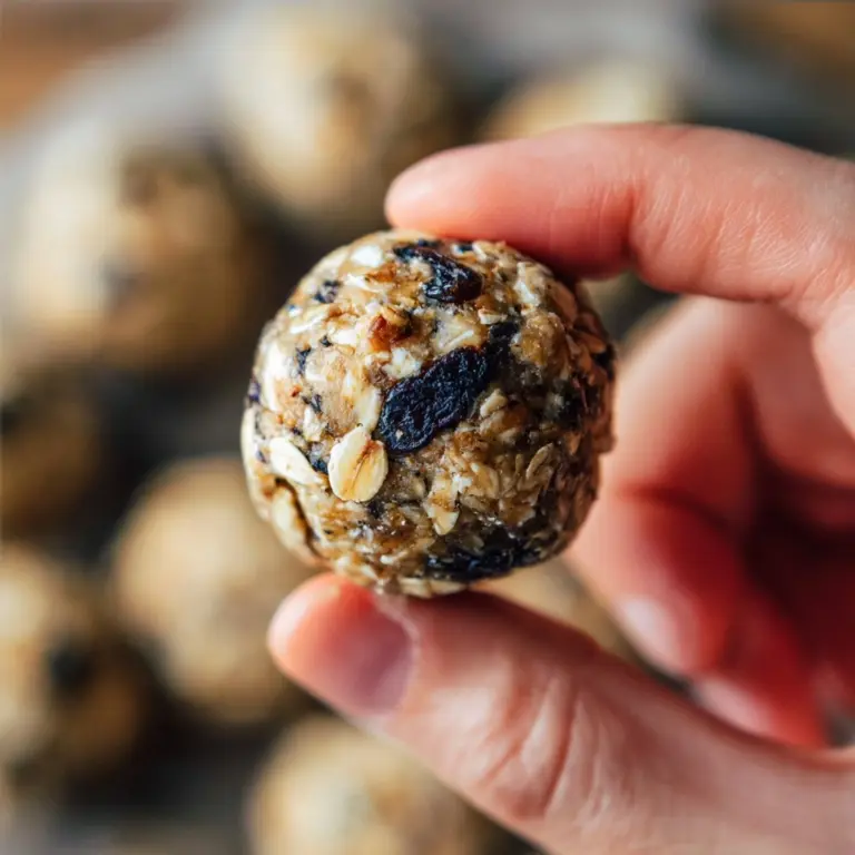 No-Bake Blueberry Muffin Energy Bites Recipe