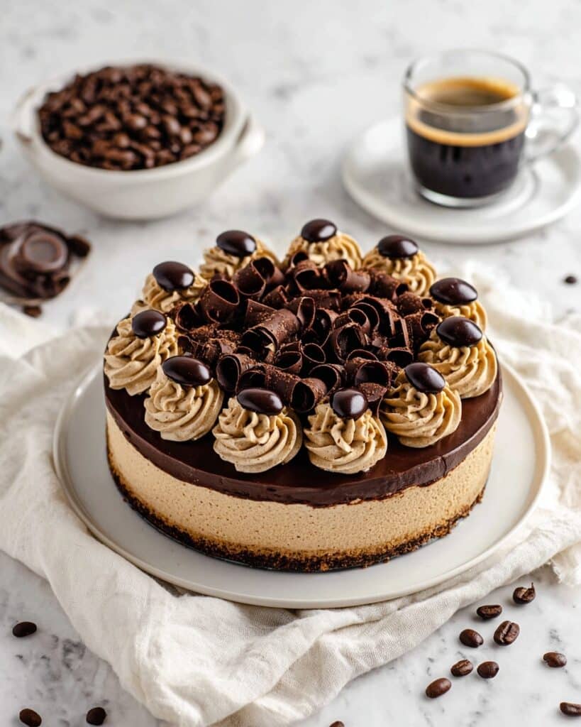 Coffee Brownie Cheesecake Recipe