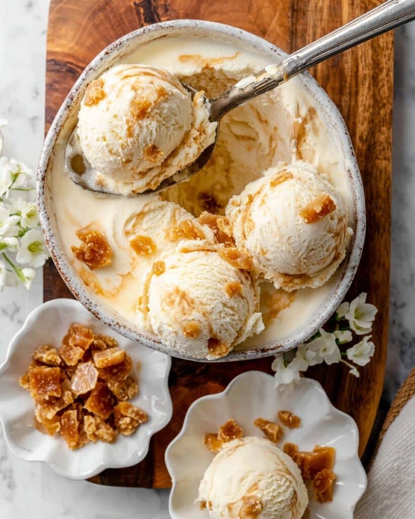 Homemade Crème Brûlée Ice Cream Recipe