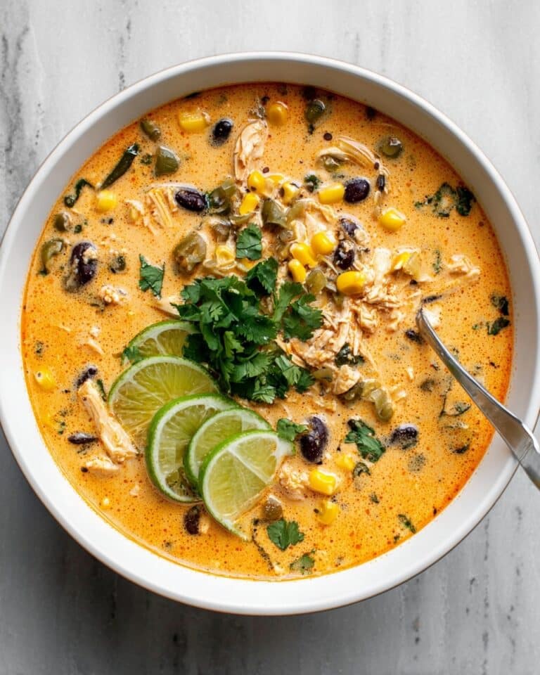 Easy Chicken, Poblano, and Black Bean Soup Recipe