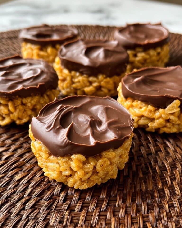 Chocolate Peanut Butter Rice Krispy Cups Recipe