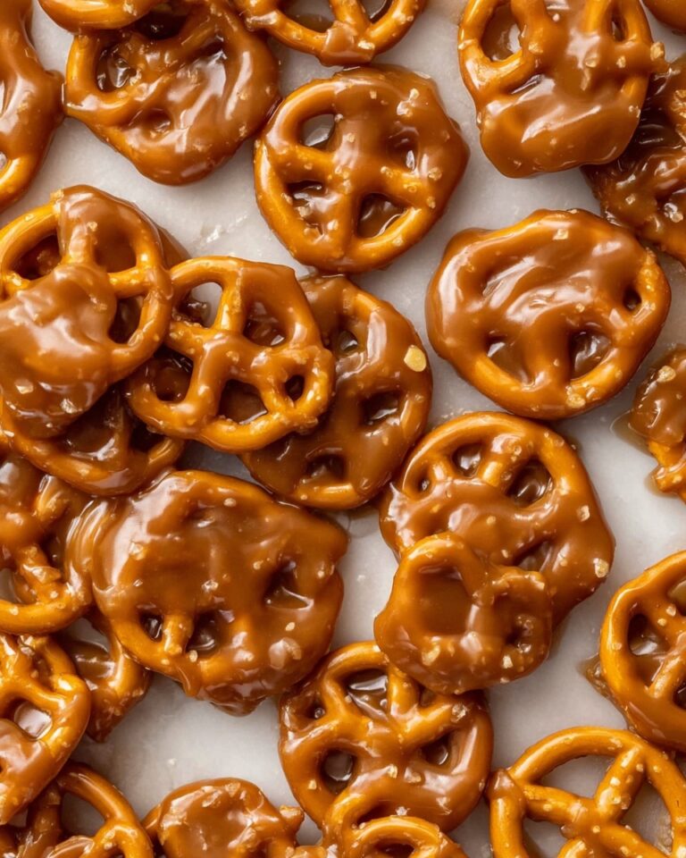 Caramel Toffee Pretzels Recipe