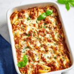 Beefy Italian Stuffed Shells Recipe