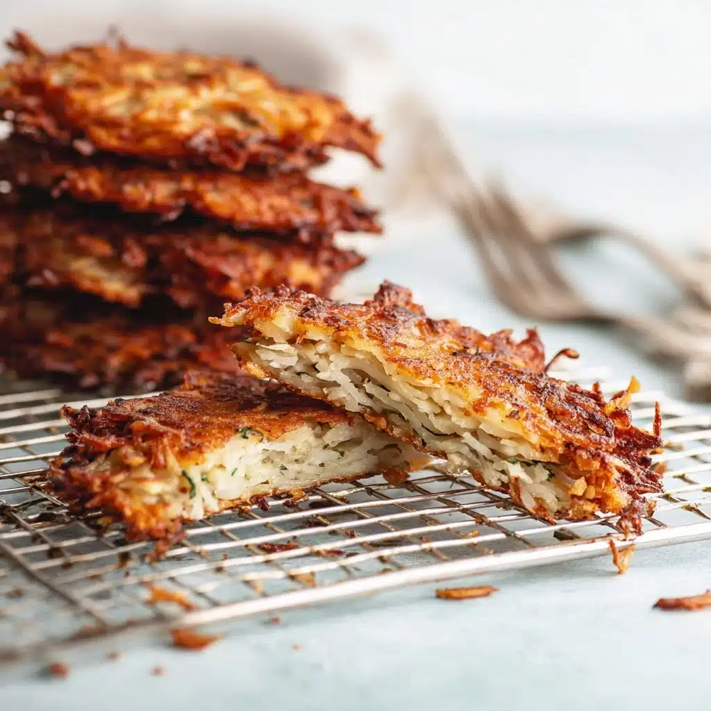 Extra Crispy Scallion Potato Pancakes Recipe