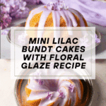 Lilac Bundt Cakes Recipe