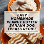 Homemade Peanut Butter and Banana Dog Treats Recipe