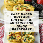 Baked Cottage Cheese Egg Muffins Recipe