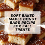 Soft Baked Maple Donut Bars Recipe