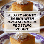 Honey Babka with Cream Cheese Frosting Recipe