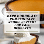 Simple Dark Chocolate Pumpkin Tart Recipe