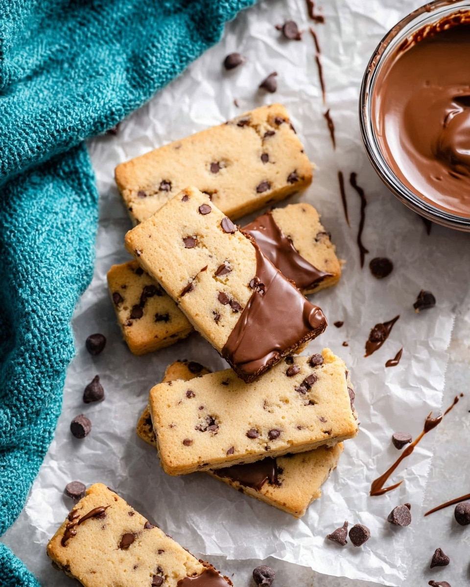 Chocolate Chip Shortbread Cookies Recipe