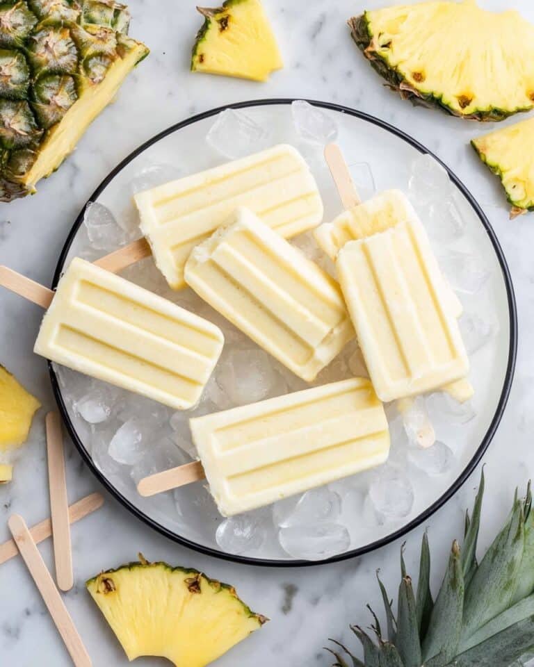 Dole Pineapple Cream Popsicles Recipe