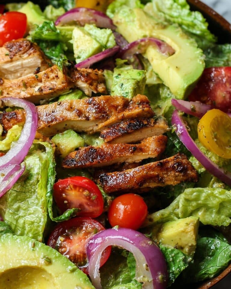 Honey-Lime Chicken and Avocado Salad Recipe
