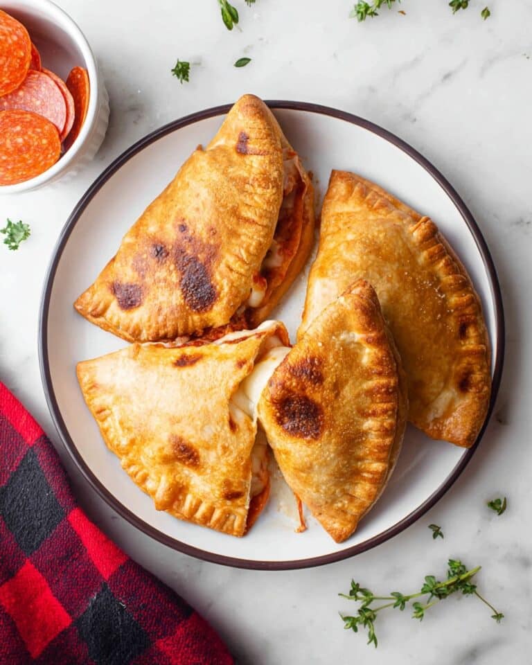 4 Ingredient Pizza Pocket Recipe