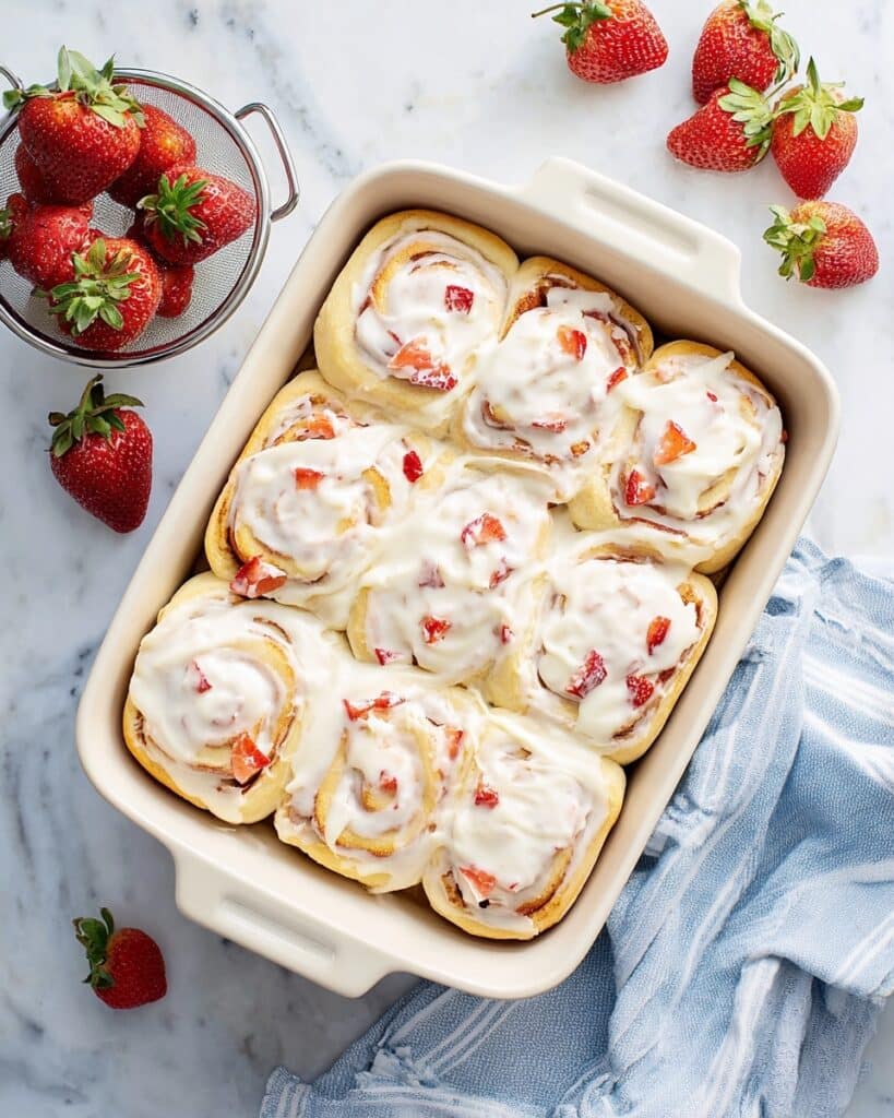 Strawberry Cheesecake Sweet Rolls Recipe