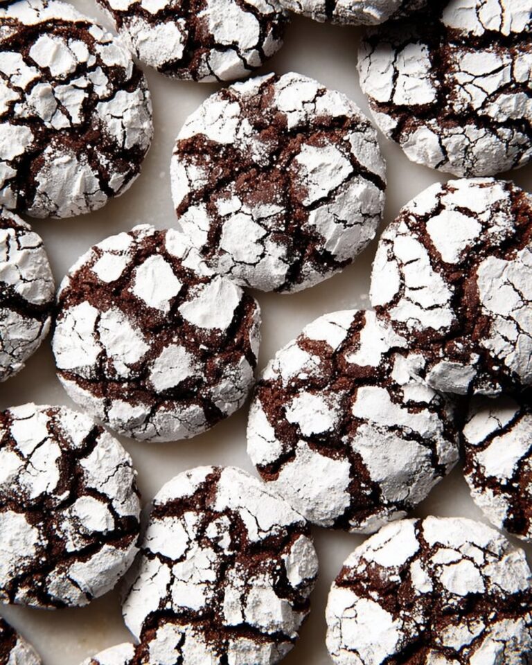 Double Chocolate Crinkle Cookies Recipe