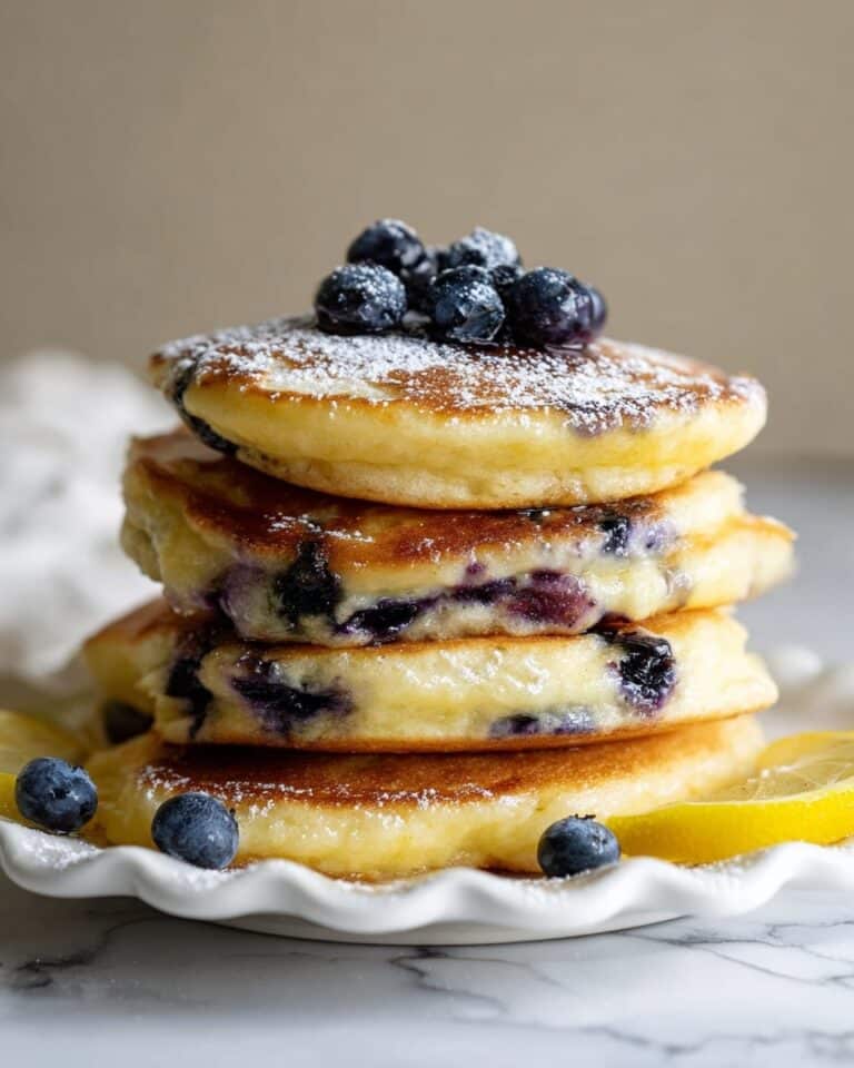 Blueberry Lemon Ricotta Pancakes Recipe