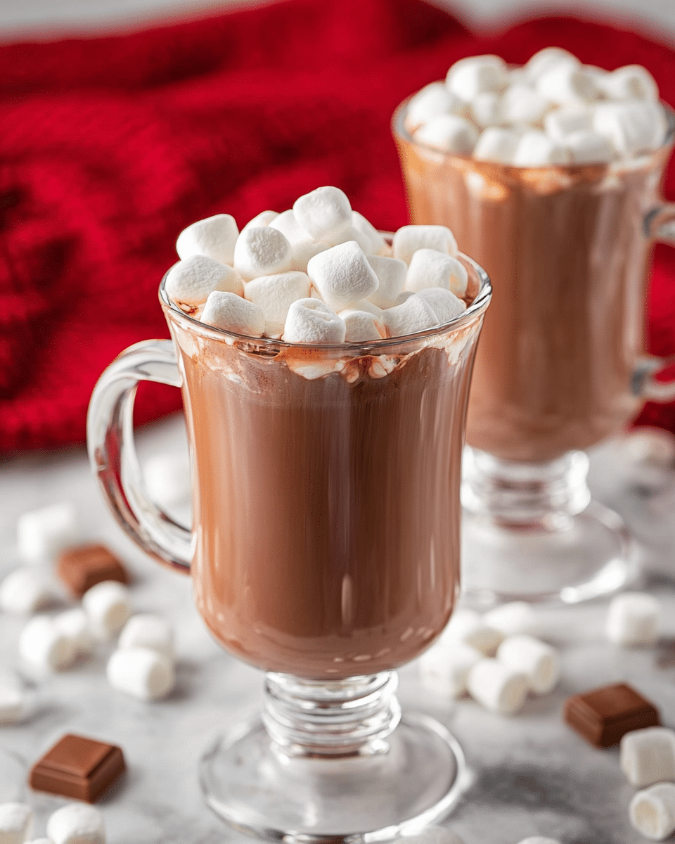 A white ceramic cup filled with thick, smooth, and rich chocolate drink, with a small swirl pattern on the surface. Above the cup, a silver spoon is held by a woman's hand, dripping glossy, thick chocolate back into the cup. The cup sits on a white ceramic saucer placed on a white marbled texture surface, partially draped with a deep red cloth that adds a cozy feel. The image focuses on the creamy texture and warm color of the chocolate, showing its thick consistency. photo taken with an iphone --ar 4:5 --v 7