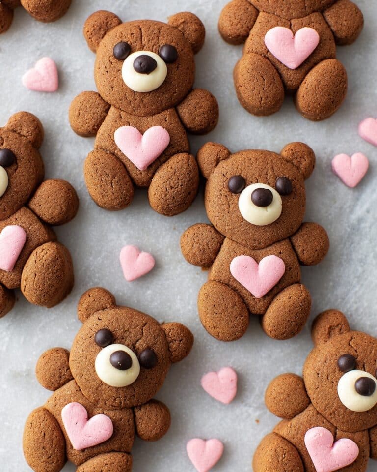 Teddy Bear Chocolate Cookies Recipe