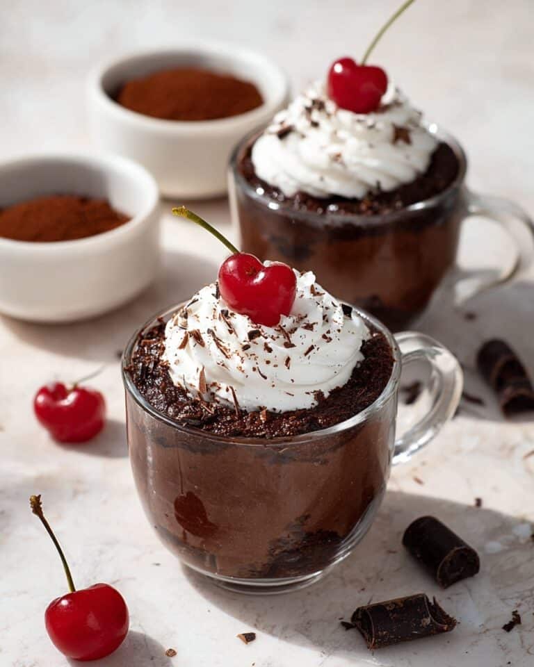 Black Forest Mug Cake Recipe