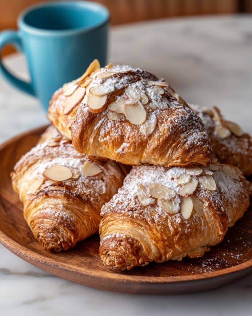 Almond Croissants with Frangipane and Toasted Almonds Recipe
