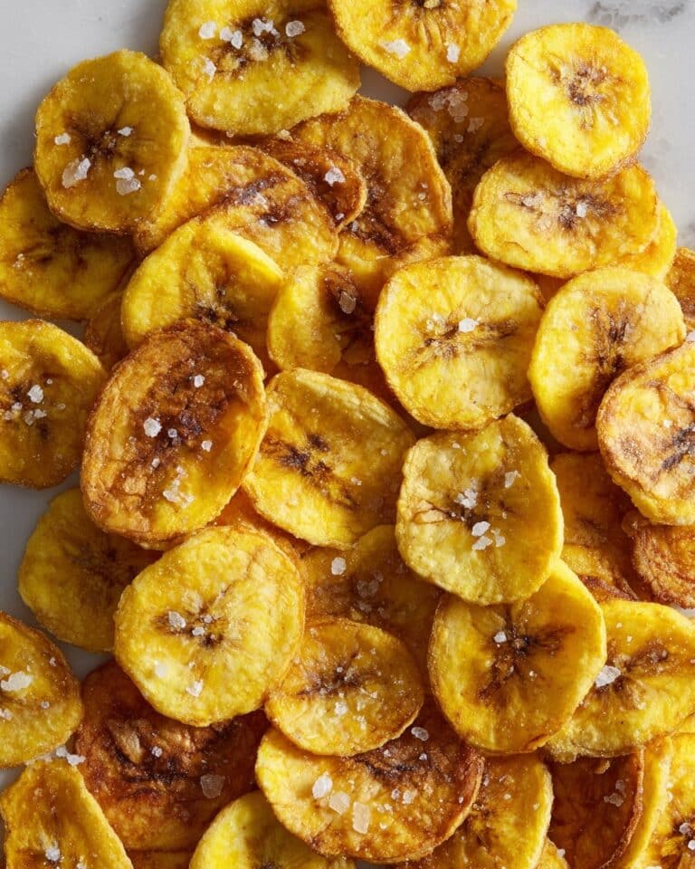 Oven-Baked Plantain Chips Recipe