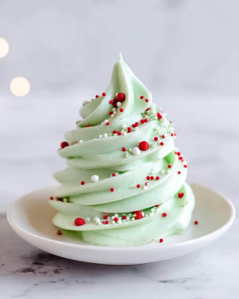 Christmas Tree Meringues Recipe
