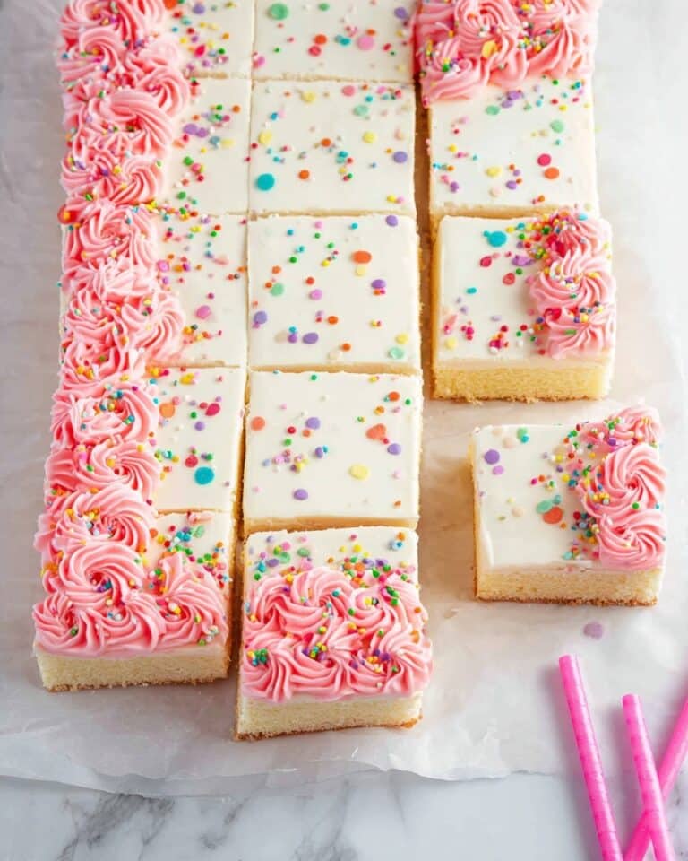 Vanilla Sheet Cake Recipe