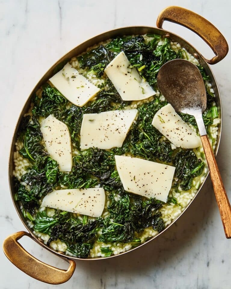 Baked Kale Rice with Halloumi Recipe