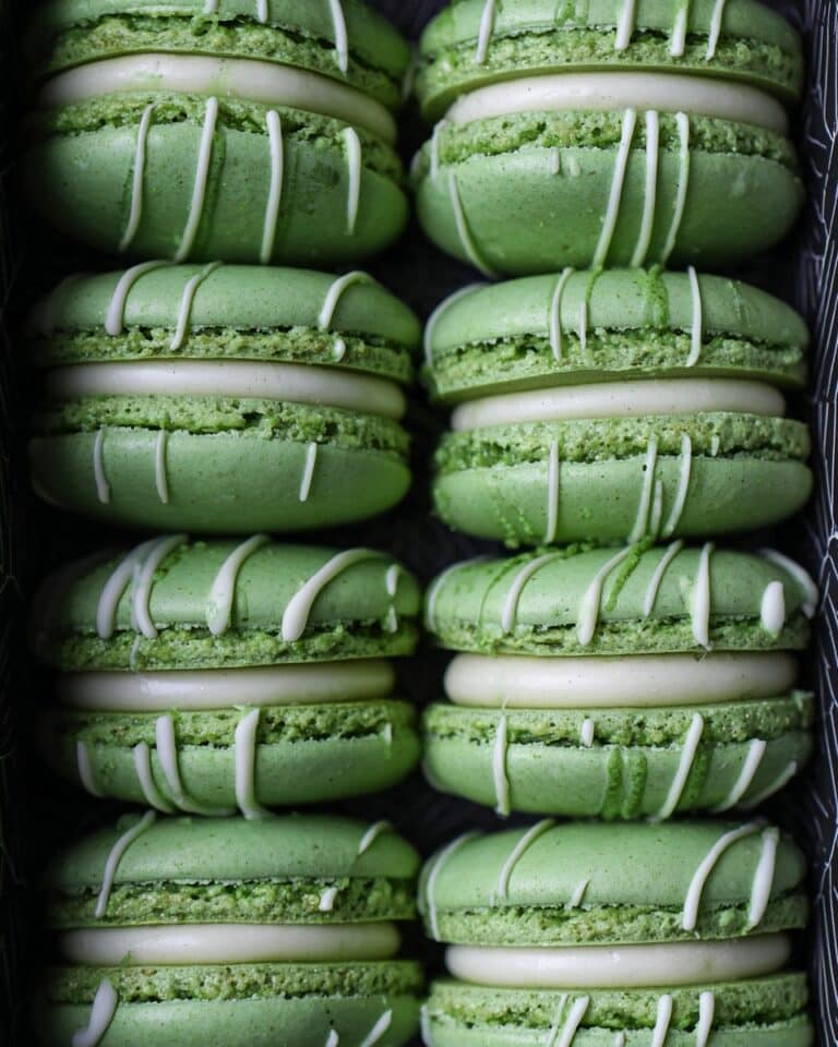 Beginner Friendly Pandan Macarons Recipe