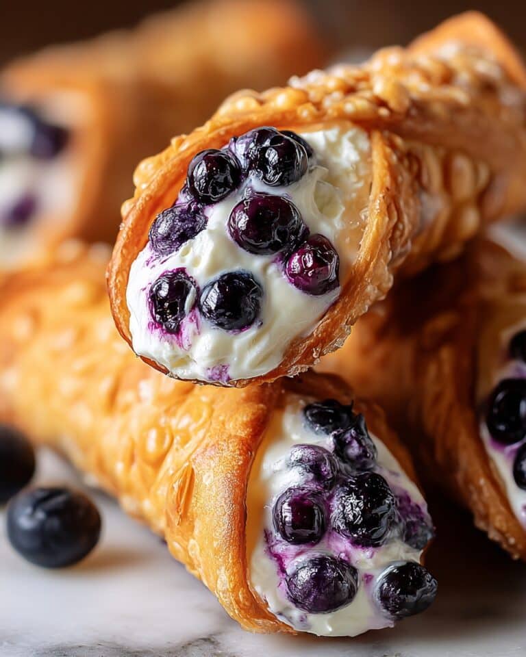 Blueberry Cream Cheese Egg Rolls Recipe