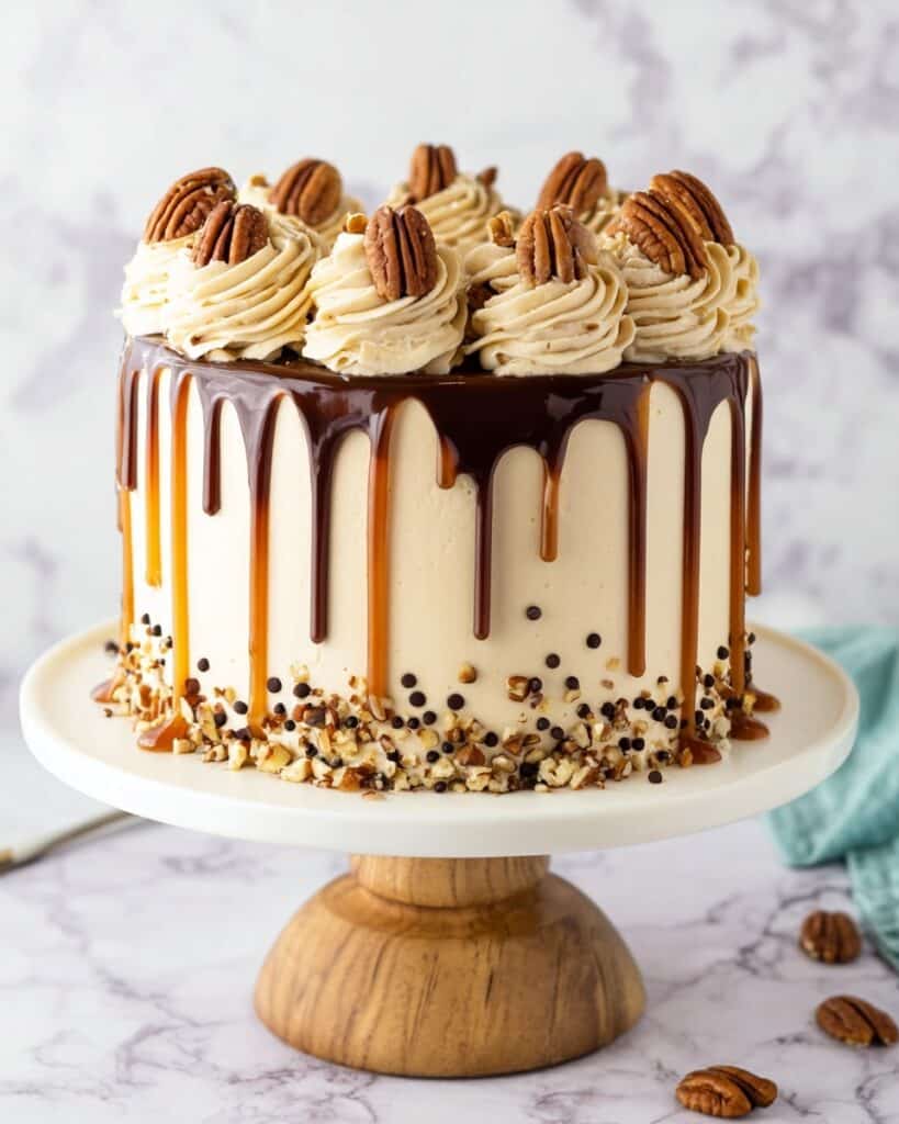 Turtle Chocolate Layer Cake Recipe