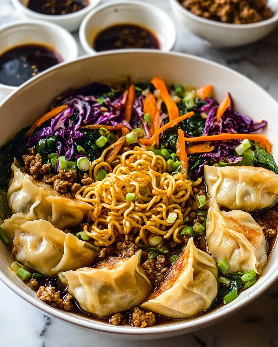 Potsticker Noodle Bowls Recipe