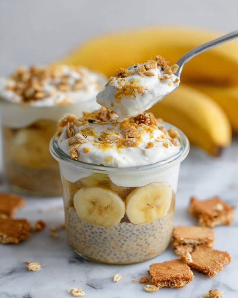 Banana Cream Pie Overnight Oats Recipe
