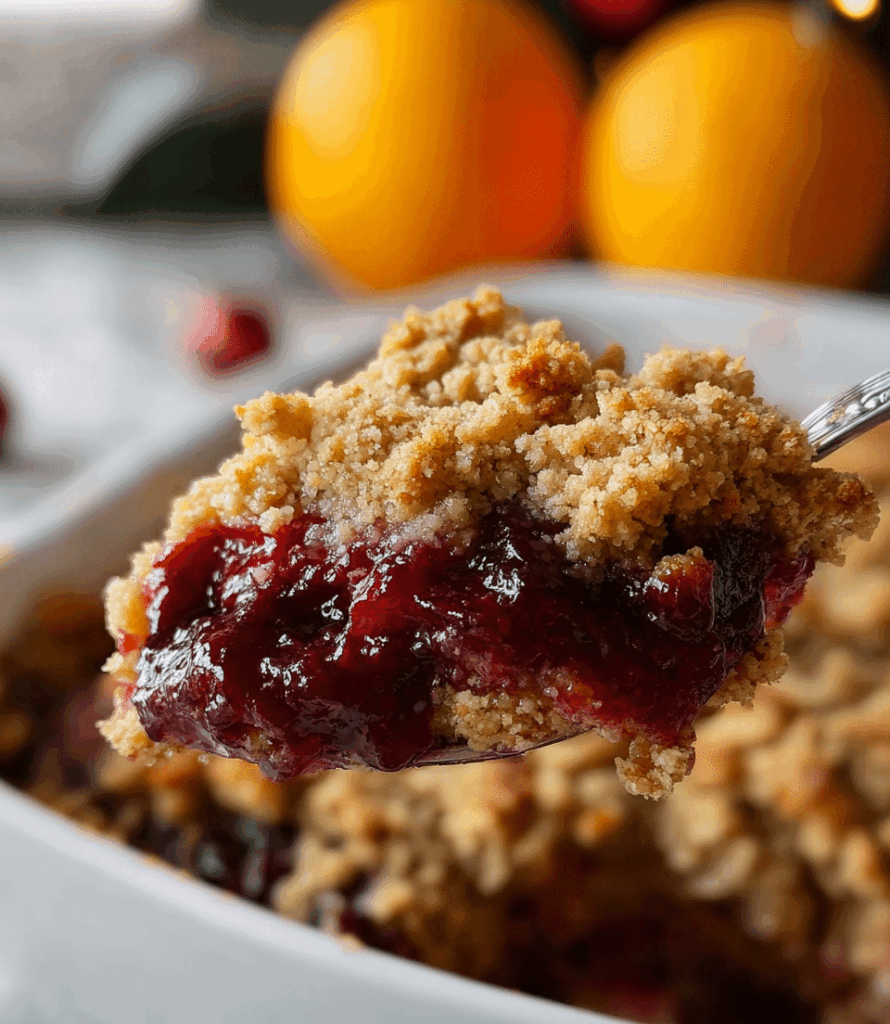 Cranberry Orange Pecan Crisp Recipe