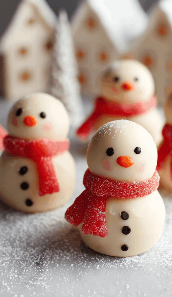 No-Bake Snowman Truffles Recipe