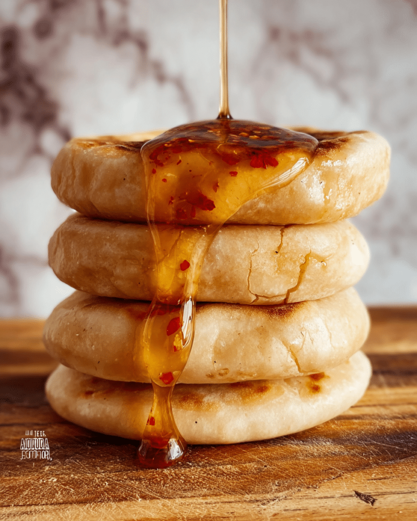 Feta and Hot Honey Stuffed Flatbreads Recipe