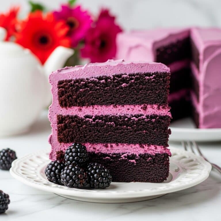 Blackberry Velvet Cake Recipe