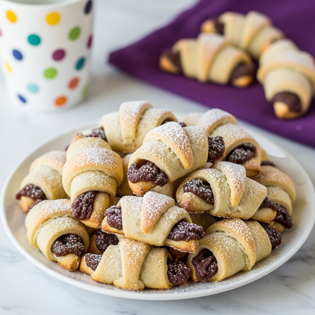 Rugelach Cookies with Cream Cheese Dough Recipe