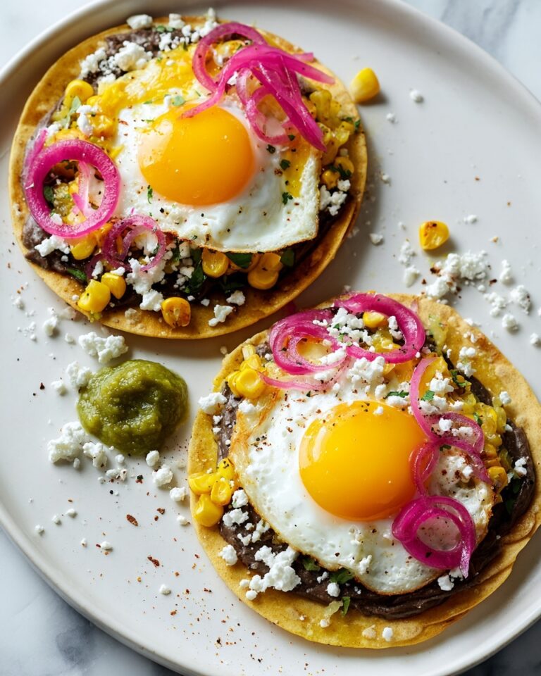 Roasted Corn and Fried Egg Tacos Recipe