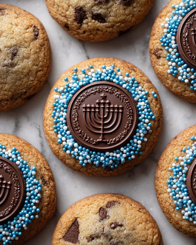 Gelt Thumbprints with Dark Chocolate, Olive Oil, and Orange Recipe